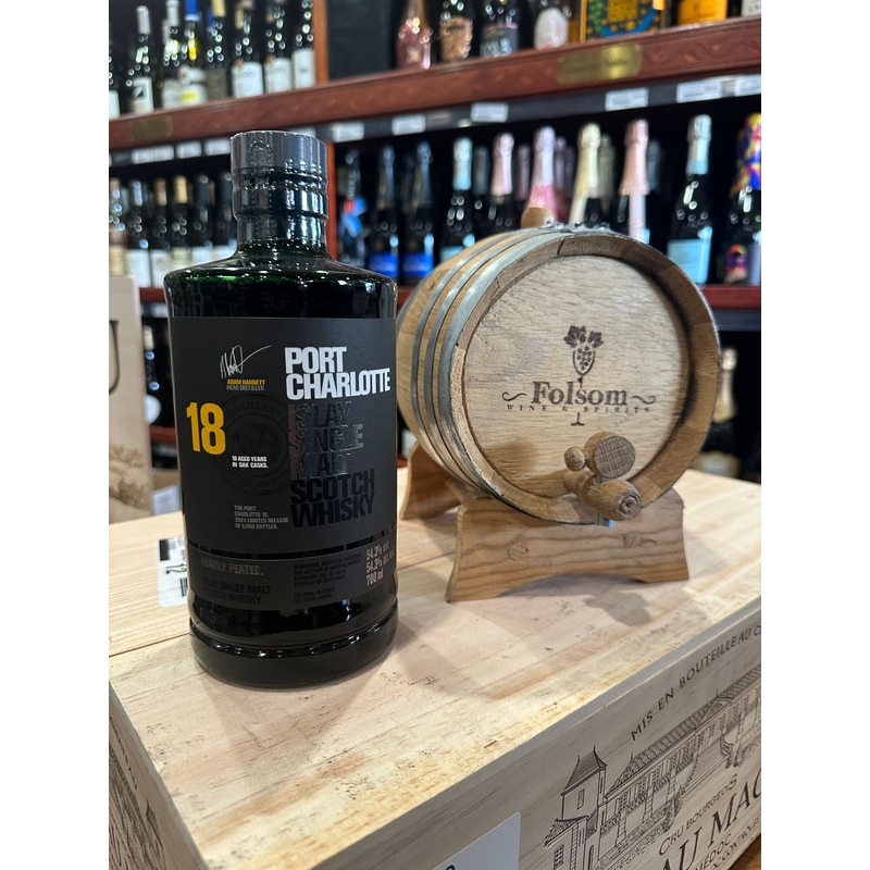 Bruichladdich Port Charlotte 18 Year Old Single Malt Scotch Whisky 750ml