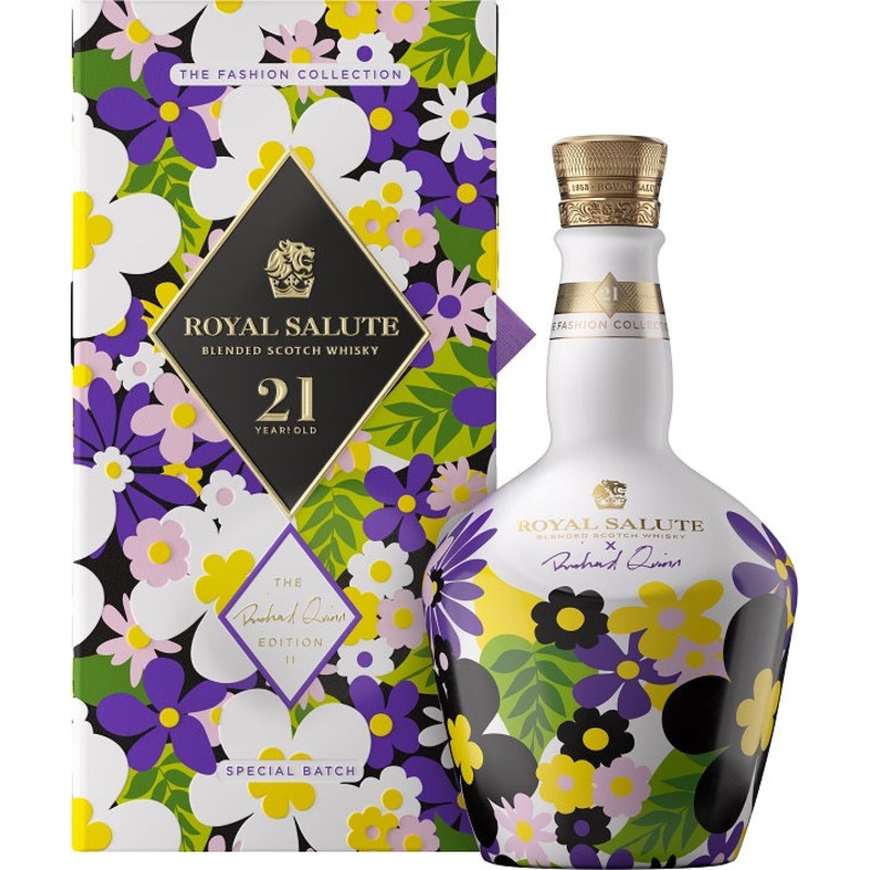 Royal Salute The Fashion Collection Richard Quinn Edition II India Release 21 Years Old Blended Scotch Whisky 700ml