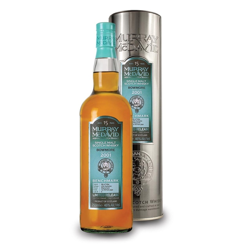 2001 Murray McDavid Bowmore 15 Year Old Single Malt Scotch Whisky 750ml