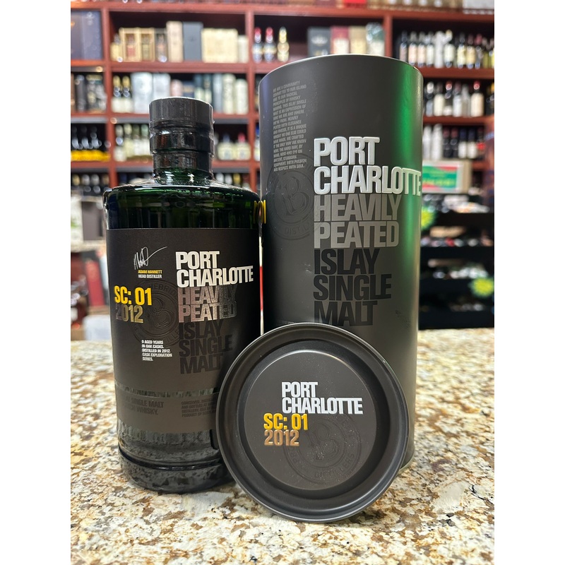 2012 Bruichladdich Port Charlotte Cask Exploration Series SC 01 Heavily Peated 9 Year Old Single Malt Scotch Whisky 750ml