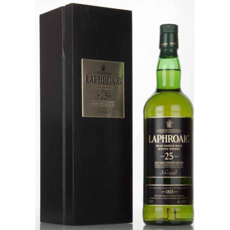 2015 Laphroaig Cask Strength 25 Year Old Single Malt Scotch Whisky 750ml