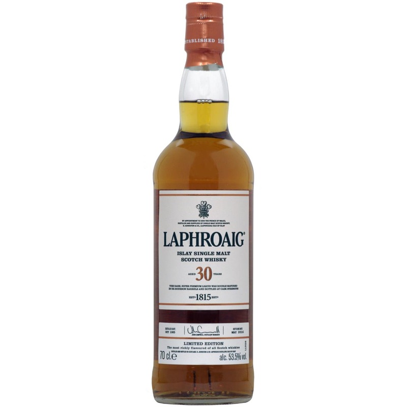 2016 Laphroaig 30 Year Old Cask Strength Single Malt Scotch Whisky 700ml