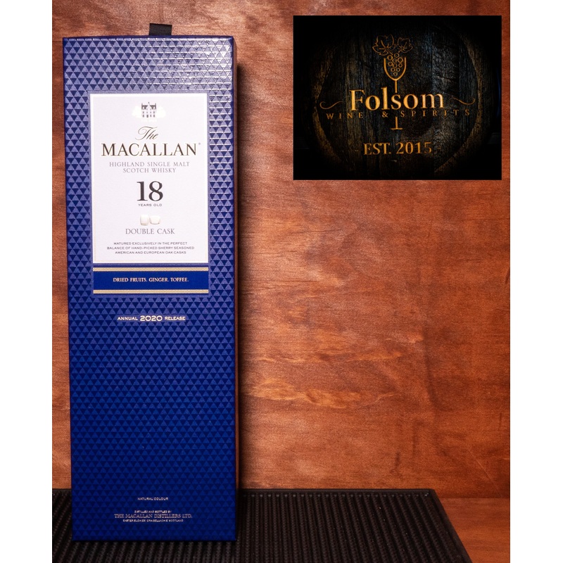 2020 Macallan 18 Year Old Double Cask Single Malt Scotch Whisky 750ml