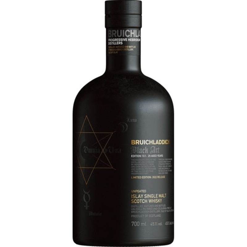 2022 Bruichladdich Black Art 10.1 Edition 29 Year Old Unpeated Single Malt Scotch Whisky 750ml