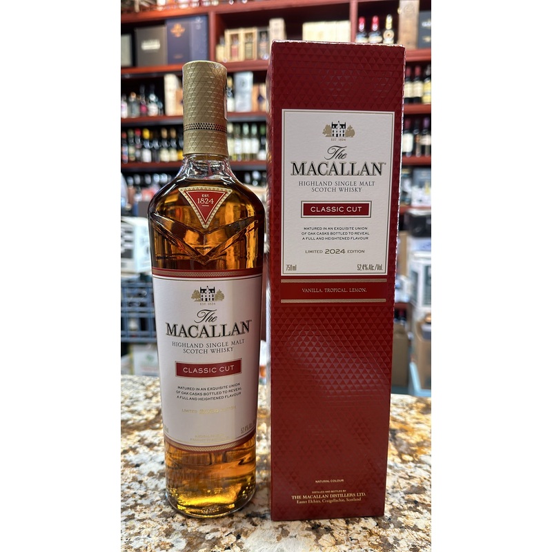 2024 Macallan Limited Edition Classic Cut Single Malt Scotch Whiskey 750ml