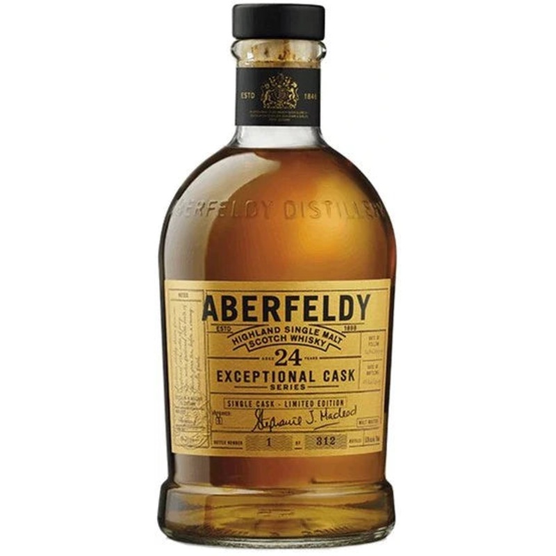 Aberfeldy Exceptional Cask Series 24 Year Old Single Malt Scotch Whisky 750ml