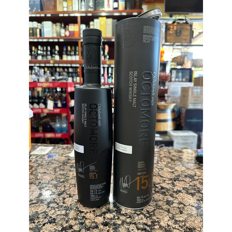 Bruichladdich Octomore Edition 15.1 Super Heavily Peated Single Malt Scotch Whiskey 750ml