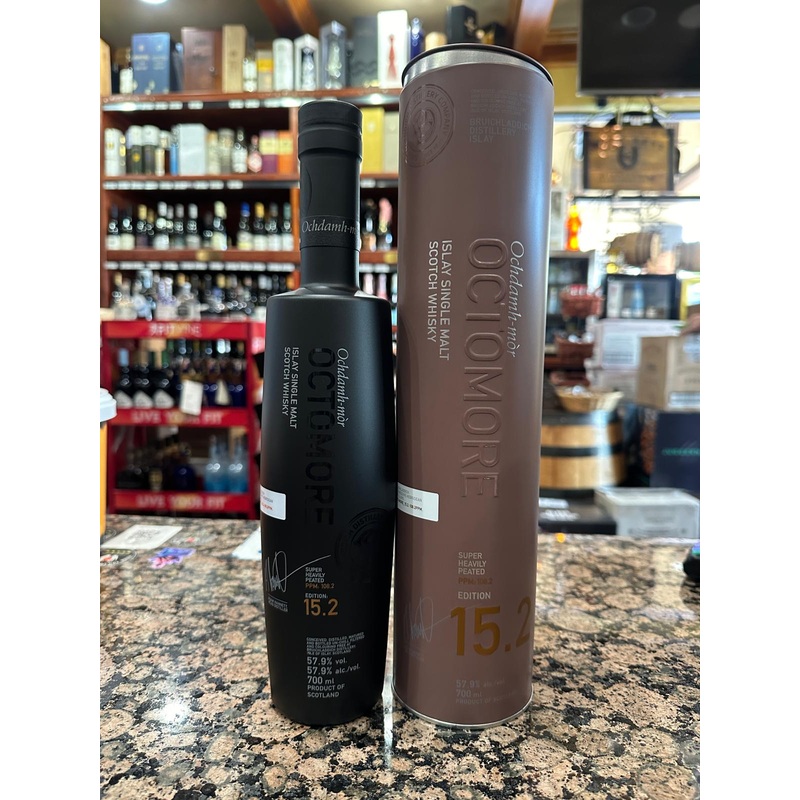 Bruichladdich Octomore Edition 15.2 Super Heavily Peated Single Malt Scotch Whiskey 750ml
