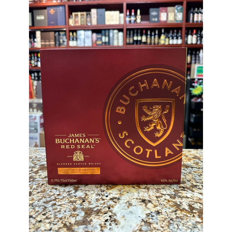Buchanan's Red Seal Blended Scotch Whisky with Gift Box 750ml