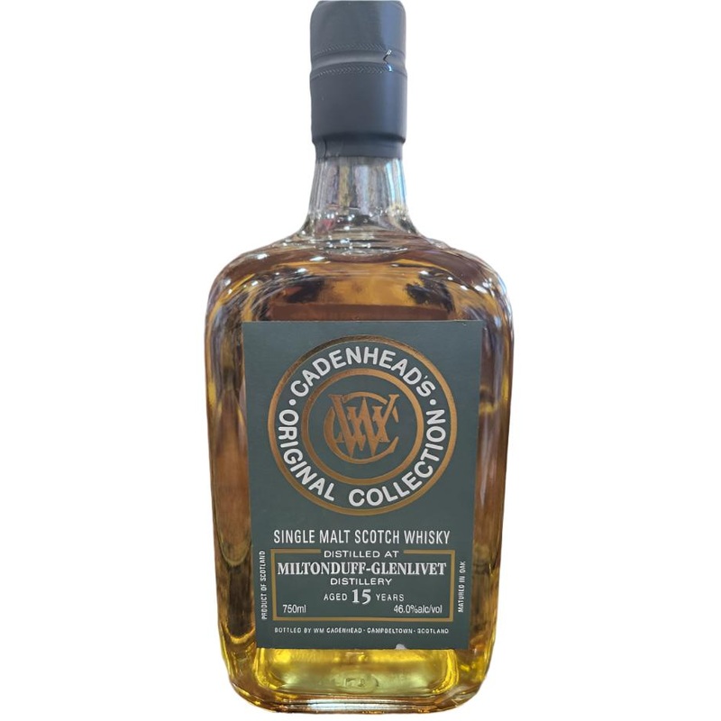Cadenhead's Miltonduff-Glenlivet Distillery 15 Year Old Single Malt Scotch Whisky 750ml