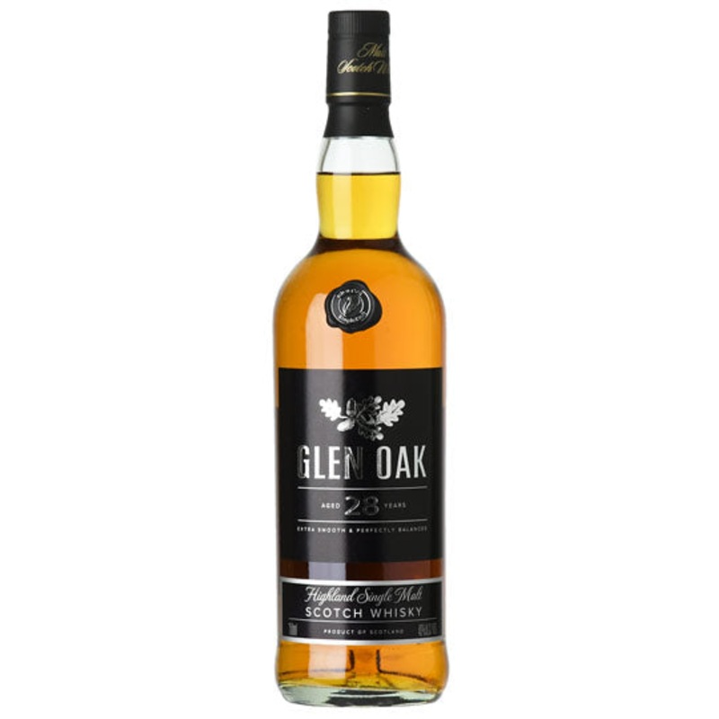 Glen Oak 28 Year Old Single Malt Scotch Whisky 750ml