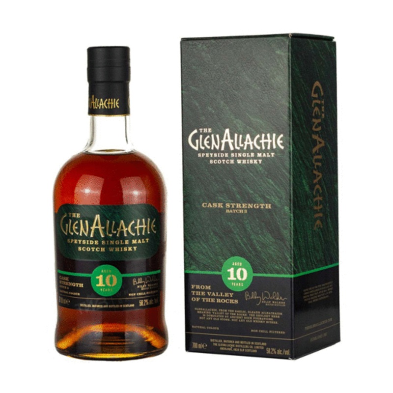 Glenallachie 10 Year Old Cask Strength Single Malt Scotch Whisky 750ml