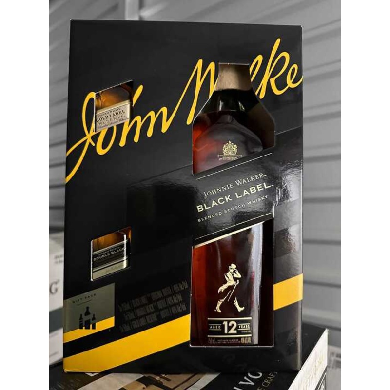 Johnnie Walker Black Label 12 Year Old Gift Pack