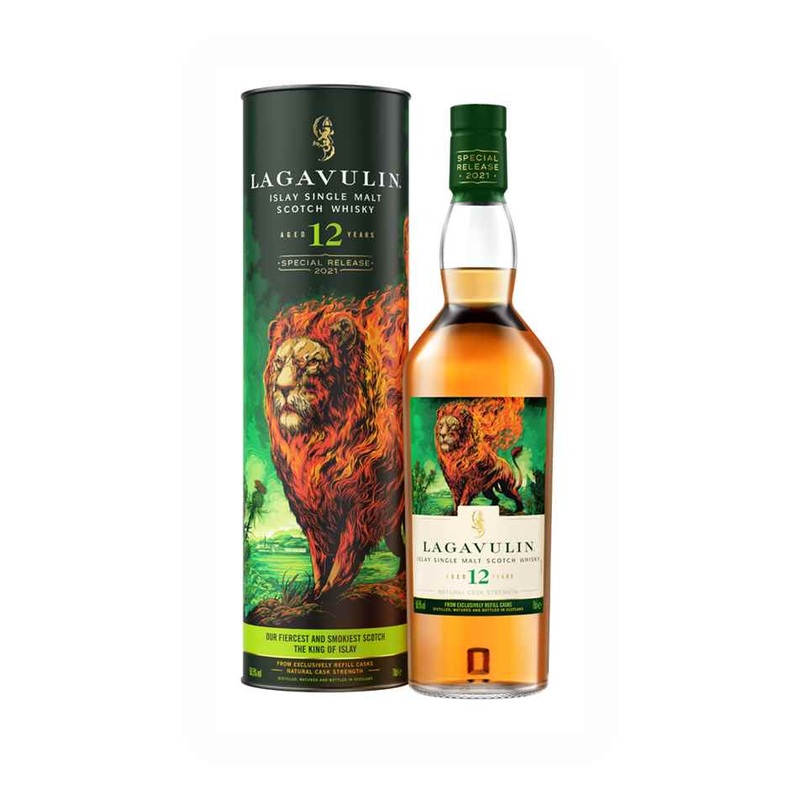 Lagavulin Lion's Fire Natural Cask Strength 12 Year Old Single Malt Scotch Whisky 750ml