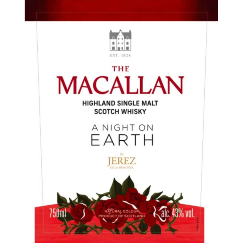 Macallan A Night on Earth in Jerez Highland Single Malt Scotch Whiskey 750ml