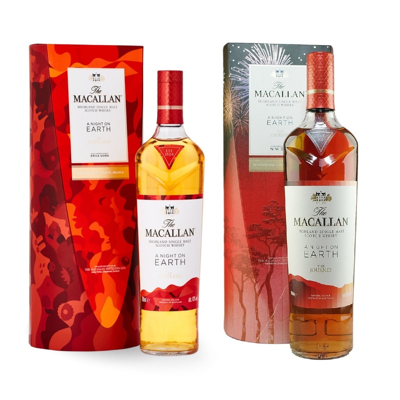 Macallan A Night On Earth & Journey Single Malt 750ml 2-Pack Bundle