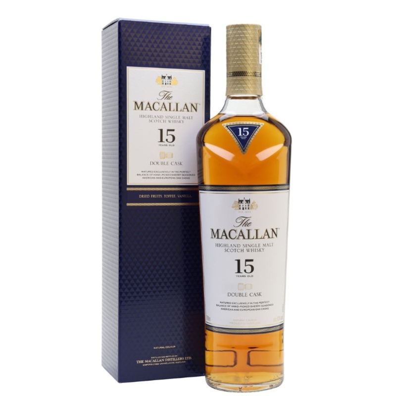 Macallan Double Cask 15 Year Old Single Malt Scotch Whisky 750ml