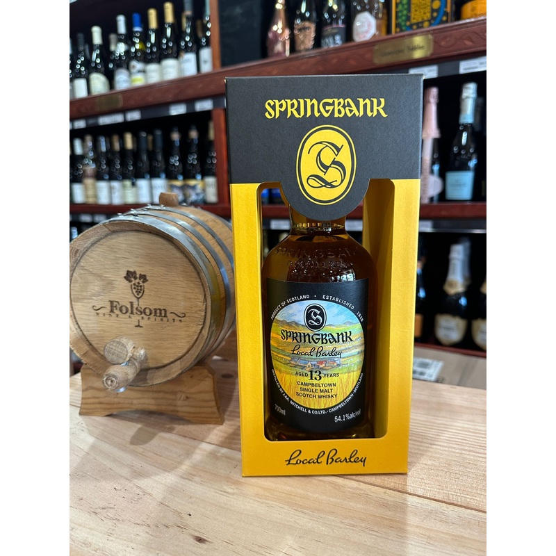 Springbank 13 Year Old Local Barley Campbeltown Single Malt Scotch Whiskey 700ml