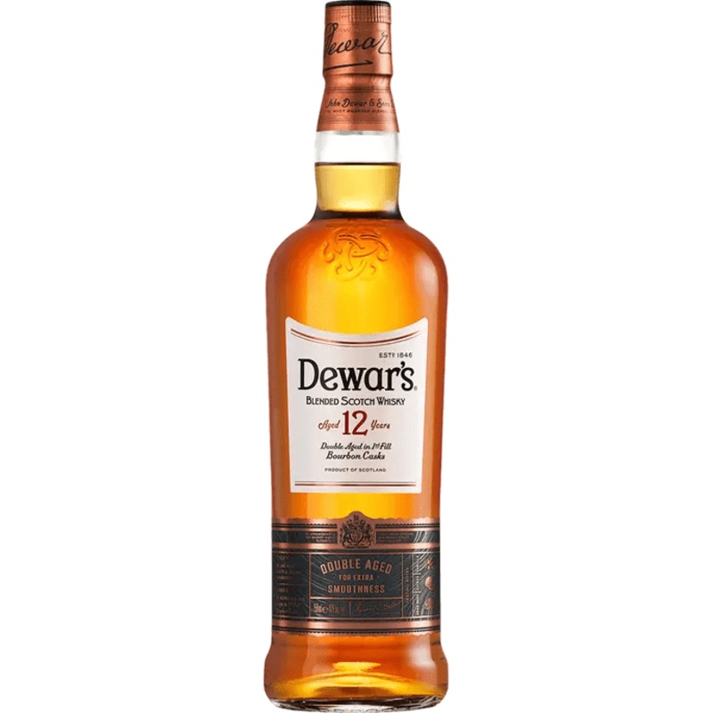 DEWAR'S 12YR DOUBLE AGED 750ML