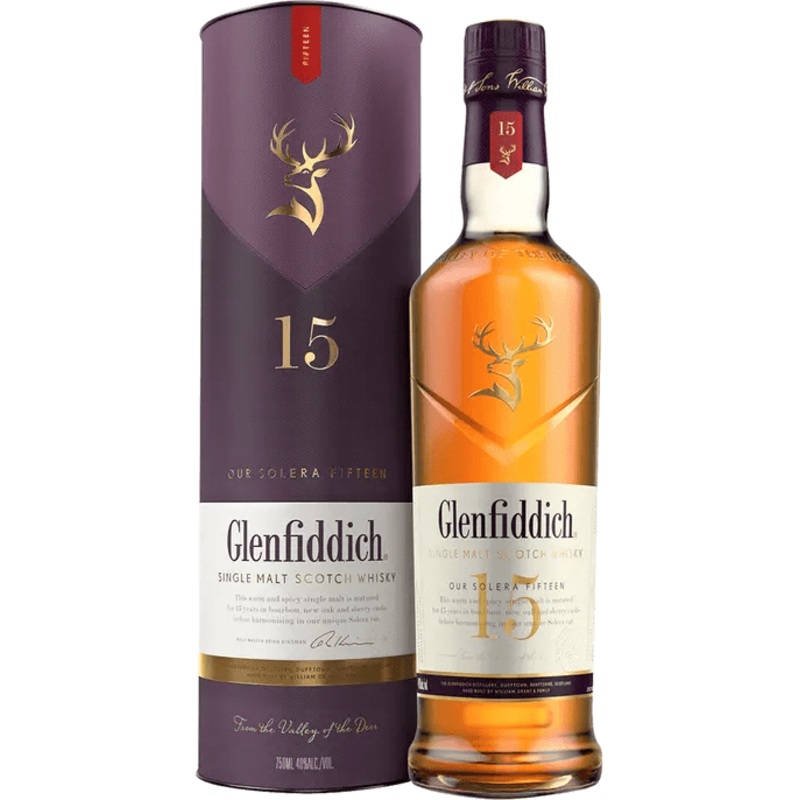GLENFIDDICH 15YR UNIQUE SOLERA 750ML