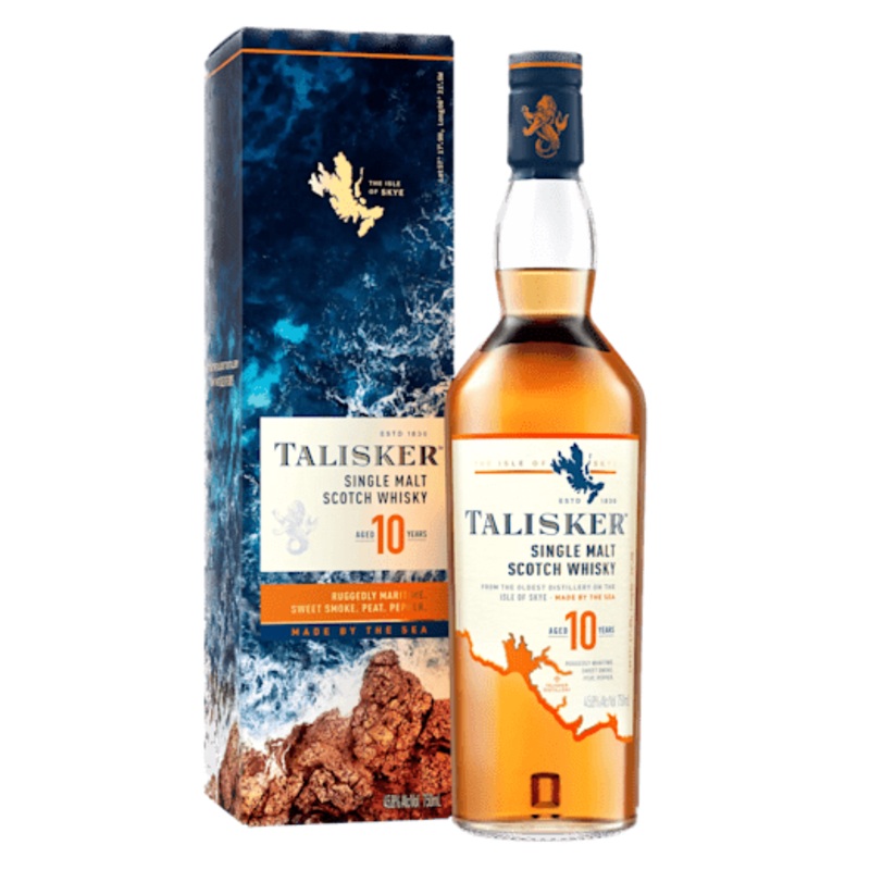 TALISKER SCOTCH SINGLE MALT 10YR 750ML